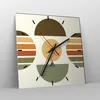 Wanduhr - Quadrat - Glasuhr - Modern gemustert Produktbild-Vorschau 4