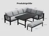 MeXo Gartenlounge-Set Gartenmöbel setaus Aluminium, Produktbild-Vorschau 7