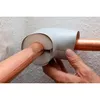 PVC Isolierbogen mit weicher Dämmeinlage 90 Grad hellgrau Produktbild-Vorschau 4