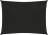 The Living Store Sonnensegel 160 g/m² Schwarz 3,5x4,5 m Produktbild-Vorschau 2