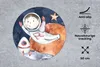 MuchoWow® Mauspad Mousepad Weltraum - Mond - Rakete - Produktbild-Vorschau 2