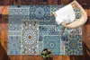 Buntes Mandala Patchwork Terrassenteppich 100x150 Produktbild-Vorschau 2