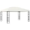 Pavillon mit LED-Lichterkette 3x4 m Creme Stoff , Pavillons Produktbild-Vorschau 3