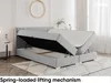 MEBLINI Boxspringbett mit Bettkasten - Gepolstert Produktbild-Vorschau 4