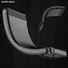 A flexible black phone case is shown bending to demonstrate its durability against a dark, textured background. Produktbild-Vorschau