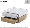 MODFU Couchtisch quadratischer um 360° drehbare, Produktbild-Vorschau 7