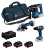 KIT COMBO 3 UTENSILI: GSB 18V-65 + 18V-22 + GWS 18V-11 + Anteprima dell’immagine prodotto 2