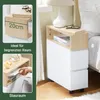 SoBuy nočný stolík kúpeľňový vozík výklenok polica box Náhľad obrázku produktu 6