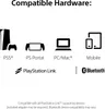 This image displays compatible hardware for a PlayStation product, including icons for PS5, PS Portal, PC/Mac, and Mobile devices, along with PlayStation Link and Bluetooth logos. Voir les images du produit