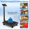 COSTWAY Digitale Plattformwaage 300kg/50g, Paketwaage mit Produktbild-Vorschau 8