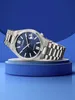 A Citizen watch is displayed on a blue pedestal against a blue background. Podgląd zdjęcia produktu