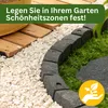 Rasenkanten - 4 Stück - 4,8 Meter - Grau - Wetterfest & Produktbild-Vorschau 3