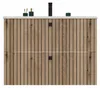 Meuble Sous Lavabo Tigo 80 2S Oak Evoke Fluted Front + Wash Voir les images du produit 12