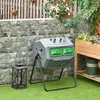 Bubnový kompostér Outsunny, 160l záhradný kompostér s 2 Náhľad obrázku produktu 8