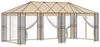 vidaXL Structure de pavillon sans tissu, 6 x 3 mètres, Voir les images du produit 3