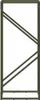 vidaXL Houtopslagrek, olijgroen, 40x25x100 cm, koudgewalst Productafbeelding-voorbeeld 5