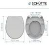 SCHÜTTE Duroplast WC Sitz GREY, Toilettendeckel mit Produktbild-Vorschau 8