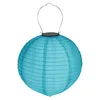4er Set Solar LED Lampion Ø 20 cm Party Garten Laterne Bunt Produktbild-Vorschau 2