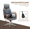 Vinsetto bureaustoel met hoge rugleuning, met afneembare Productafbeelding-voorbeeld 4