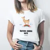 Mr. & Mrs. Panda Tshirt Lama Regenbogen - Weiß - Geschenk, Produktbild-Vorschau 4