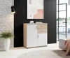 Kommode BOBBY 4 Sonoma hell Weiß 2 Türen 2 Schubkästen ca. Produktbild-Vorschau 2