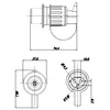 Anhängerstecker | 3-polig | 12V | 25A | Flachstecker Produktbild-Vorschau 7