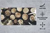 MuchoWow® Schreibtischunterlage Holz - Winter - Kamin - Produktbild-Vorschau 2
