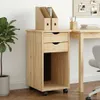 vidaXL Rolovací skříňka, 34 x 39 x 65,5 cm, masivní Náhled obrázku produktu 2