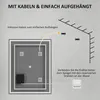 HOMCOM Badspiegel mit Beleuchtung 90x70 cm LED Spiegel Produktbild-Vorschau 8