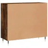 vidaXL Sideboard Räuchereiche 90x34x80 cm Holzwerkstoff Produktbild-Vorschau 9