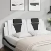 vidaXL Kopfteil-Kissen "Viana" Weiß und Schwarz 160 cm Produktbild-Vorschau 3
