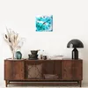 Wanduhr - Quadrat - Glasuhr - Abstraktion modern - 30x30cm Produktbild-Vorschau 7
