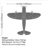 E-flite P-47 Razorback 1,2 m SAFE Select BNF Basic Produktbild-Vorschau 4