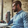 600 ml skladacia fľaša na pitie zo silikónu, šedá, Náhľad obrázku produktu 10
