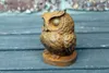 Dekofigur Eule aus Edelrost für die Gartendekoration, 11 cm Produktbild-Vorschau 4