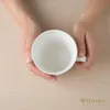 Tazza Wilmax da 380 ml in porcellana bianca per caffè e tè Anteprima dell’immagine prodotto 6