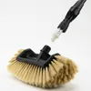 A car wash brush head and the attachment end of a telescopic pole are shown against a white background. Podgląd zdjęcia produktu