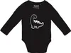 Huuraa Baby Body Apatosaurus Dinosaurier 62 Black  Produktbild-Vorschau 1