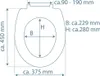 Sedile WC SCHÜTTE con chiusura ammortizzata SUNSET SKY Anteprima dell’immagine prodotto 16