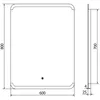 Mexen Nida podsvícené koupelnové zrcadlo 60 x 80 cm, LED Náhled obrázku produktu 6