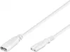 Goobay 97200 Cavo di prolunga C7/C8, 2 m, Bianco, Bianco - Anteprima dell’immagine prodotto 9