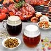 6x Fußball Biergläser 0,5L geeicht Ball-Relief 6 Personen Produktbild-Vorschau 3