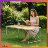 Omna | Skladací stôl 120 x 60 cm – hliník – prenosný – s Náhľad obrázku produktu 11