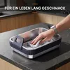 Airfryer Auflaufform aus Edelstahl mit Silikongriffen 2er Produktbild-Vorschau 4
