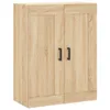 vidaXL Highboard Sonoma-Eiche 69,5x34x180 cm Holzwerkstoff Produktbild-Vorschau 5