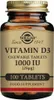 Vitamin D3 (Cholecalciferol) Solgar 1000 iu (100 Tabletten) Produktbild-Vorschau 1