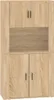 vidaXL Highboard Sonoma Dubové dřevo Materiál Náhled obrázku produktu 2