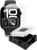 A smartwatch with screen protectors and an installation kit. Produktbild-Vorschau