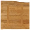 vidaXL Piano di lavoro con bordo ad albero 60x60x3,8 cm in Anteprima dell’immagine prodotto 4