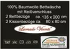 4 tlg Baumwolle Renforce Bettwäsche 135x200 + 80x80 grau Produktbild-Vorschau 3